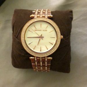 Gold Michael Kors stainless steel watch